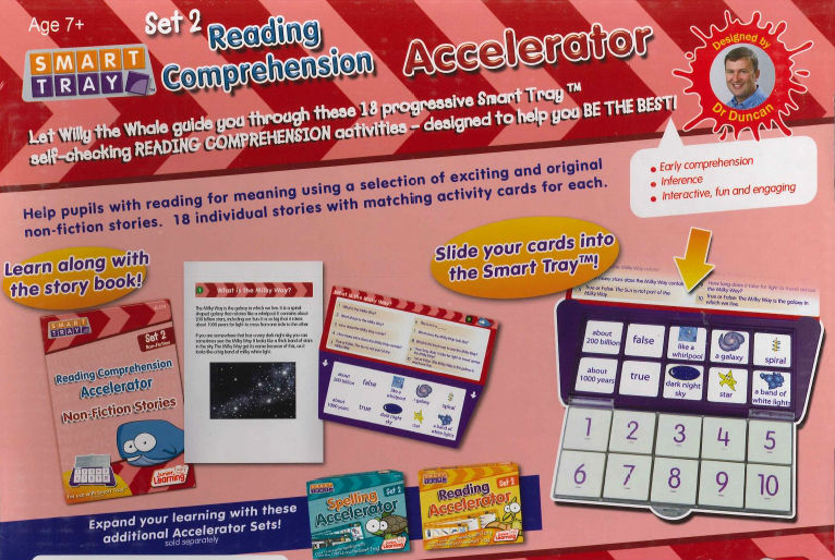 Smart Tray Reading Comprehension Accelerator set 2 3