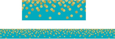 Teal Confetti